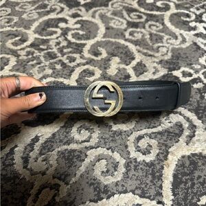 Gucci Logo Belt Size 65